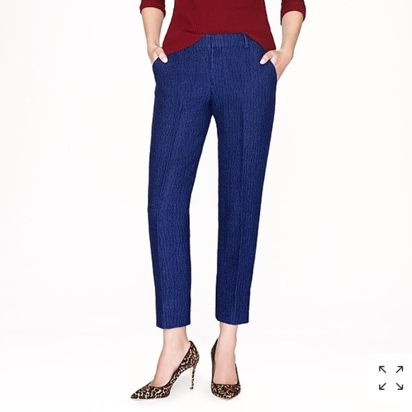 J Crew Tweed Cobaltblack Ankle 